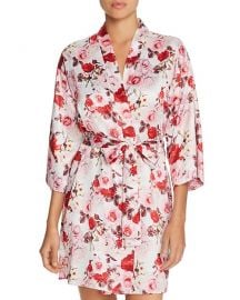 Flora Nikrooz Alejandra Floral Satin Kimono Robe at Bloomingdales